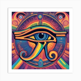 Eye Of Horus 1 Art Print