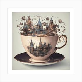 Tea Art 74 Art Print