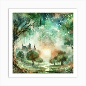 Ethereal Forest Art Print