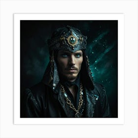 Man In A Pirate Costume Art Print