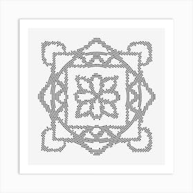 Mosaic Mandala 04 Art Print