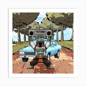 Say Boba Fett Art Print