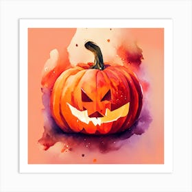 Halloween Pumpkin Art Print