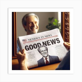 Good News Art Print