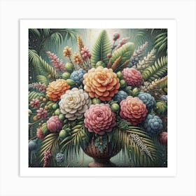 Jungle Bouquet 12 Art Print