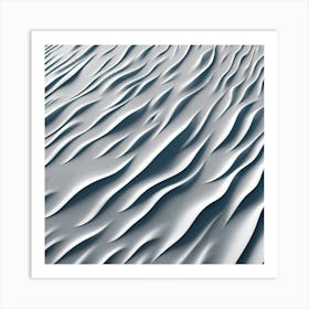 Waves In The Sand Art Print