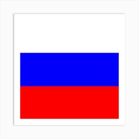 Russian Flag Art Print