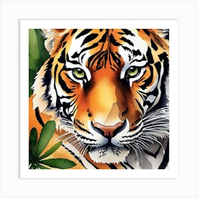 Tiger Painting 8 Art Print