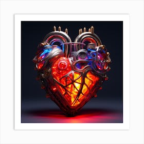 Heart Of Light 1 Art Print