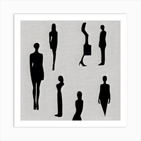 Career Silhouettes Art Print