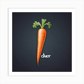 Carrot Logo 10 Art Print