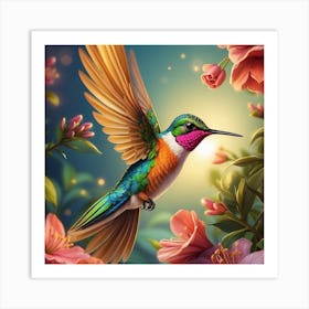 Hummingbird Art Print