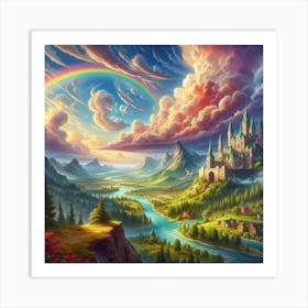 Fairytale Castle Art Print