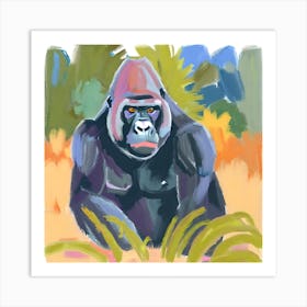 Western Lowland Gorilla 03 Art Print