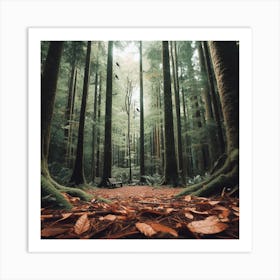 Walk In The Forest Art Print