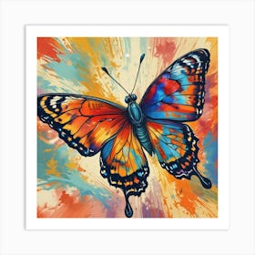 Butterfly Painting 152 Art Print