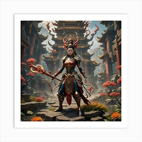 Chinese Warrior 6 Art Print