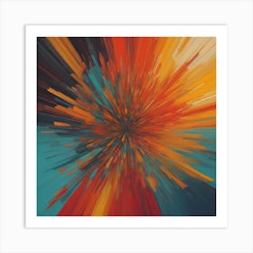 Color Explosion 1, an abstract AI art piece that bursts with vibrant hues and creates an uplifting atmosphere. Generated with AI,Art Style_Imagine V4,CFG Scale_3.0,Step Scale_50. Art Print