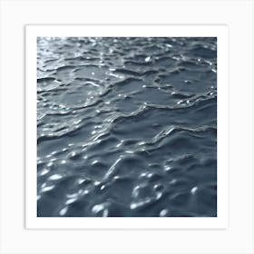 Realistic Water Flat Surface For Background Use Trending On Artstation Sharp Focus Studio Photo (3) Art Print