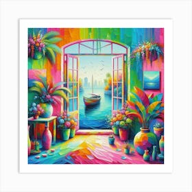 Rainbow Room Art Print