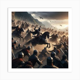 Battle Of Rome Art Print