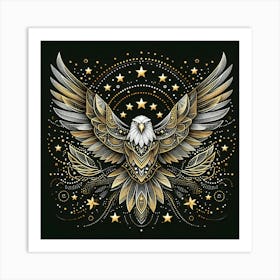 Eagle Canvas Art Art Print