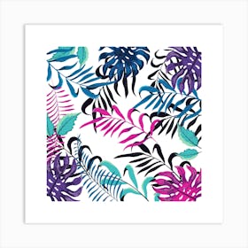 Tropical Leaves Art Print Art Print