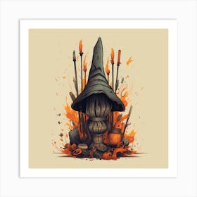 Witches Hat Art Print