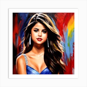 Selena Gomez Art Print