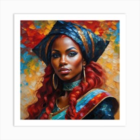 African Woman 3 Art Print