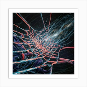 Spider Web 1 Art Print