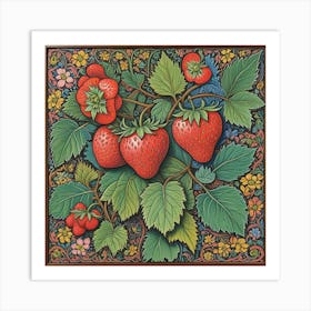 Strawberry Vine Art Print