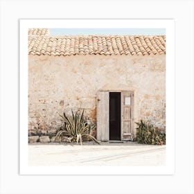 Coastal Home Square Art Print