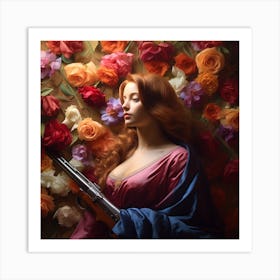 The Guardian of the Rose Sanctuary Art Print