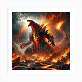 Pyroclastic Colossus 6 Art Print