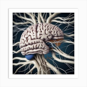 Brain And Nerves 32 Art Print