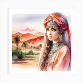 Exotic Beauty Artwork 125 Art Print