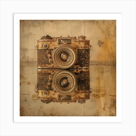 Old Camera Photo Art Print