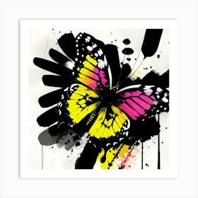 Butterfly Painting 165 Art Print