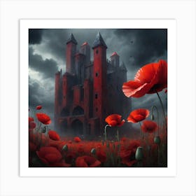 Albedobase Xl In A Poppy World Every Item Is Red Best Creation 0 Art Print