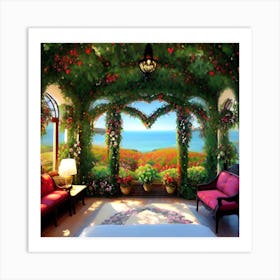 Flower Room Art Print