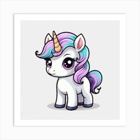 Cute Unicorn 814 Art Print