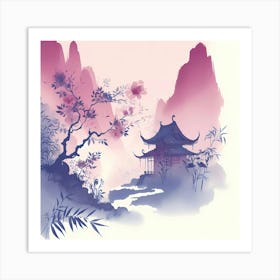 Chinese Landscape 11 Art Print