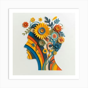 Flower Head 1 Art Print