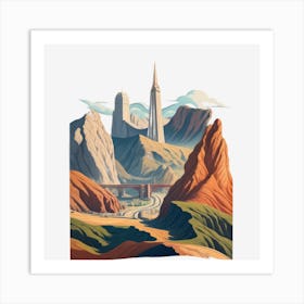 Cityscape Art Print