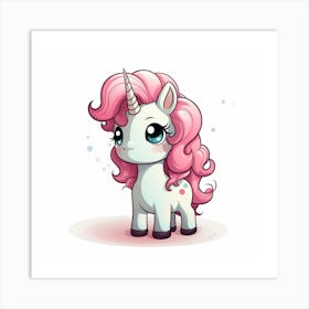 Cute Unicorn 56 Art Print