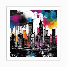 New York City Skyline 74 Art Print