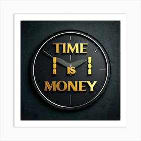 Time Is Money 1 Art Print