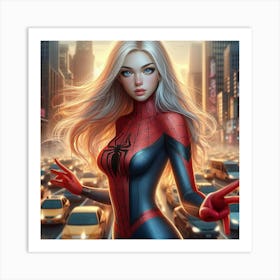 Spider - Woman 3 Art Print