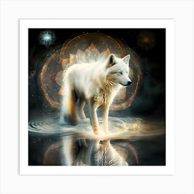 White Wolf 3 Art Print